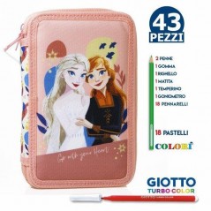 INGROSSO ASTUCCIO TRIPLO FROZEN 18+18 GIOTTO 1/24 5205698622465 INGROSSO ARTICOLI SCUOLA ASTUCCI SCUOLA