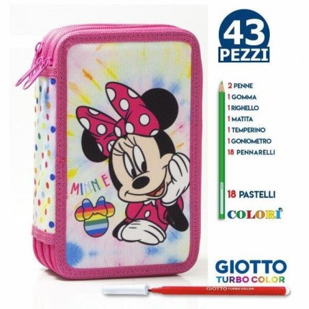 ASTUCCIO TRIPLO MINNIE LOVELY 18+18 GIOT EAN 5205698622526 INGROSSO ASTUCCI SCUOLA