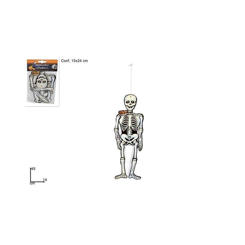 HALLOWEEN SCHELETRO APPENDINO EAN 8033113015779 INGROSSO FESTONI E ADDOBBI HALLOWEEN