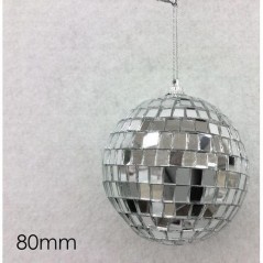INGROSSO ARTICOLI NATALIZI PALLA DIAMANTE 80 MM SILVER 8015361936303 INGROSSO ADDOBBI ALBERO NATALE PALLINE DI NATALE E PUNTALI