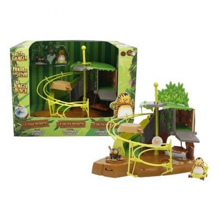 INGROSSO GIOCATTOLI VITA DA GIUNGLA LA TANA SEGRETA 3 PERS. 32X35X32CM ALTEZZA 28 CM 8056379014669 INGROSSO OFFERTA GIOCATTOLI