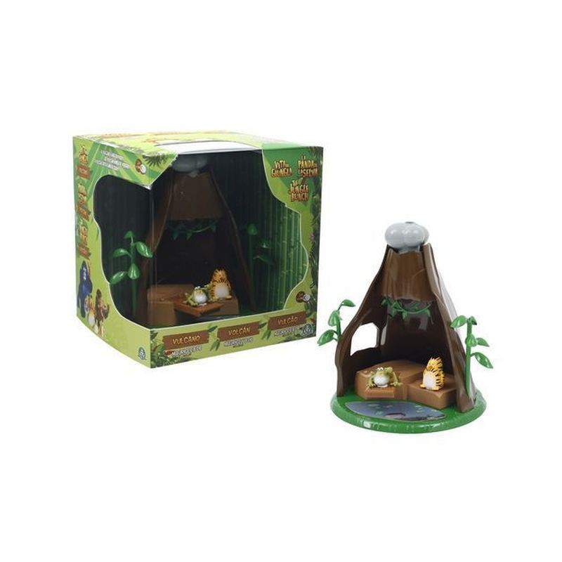 VITA DA GIUNGLA VULCANO C/2 PERSONAGGI 21X23X20CM ALTEZZA 20CM EAN 8056379014676 INGROSSO GIOCATTOLI