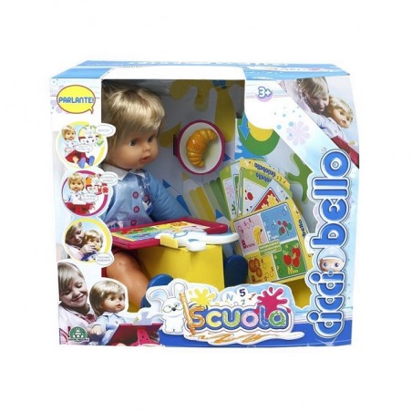 INGROSSO GIOCATTOLI CICCIOBELLO SCUOLA C/TABLET 20X12X45CM BAMBOLA INTERATTIVA 8056379014812 INGROSSO BAMBOLE E ACCESSORI