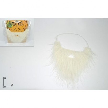 BARBA FINTA BIANCA EAN 8033113371196 INGROSSO PARRUCCHE E BARBE DI CARNEVALE