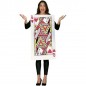 COSTUME ADULTO CARTA REGINA DI CUORI T.U EAN 8434077807804 INGROSSO COSTUMI CARNEVALE ADULTI