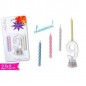 NUMERO 9 LUMINOSO CON CANDELE EAN 8055329064860 INGROSSO CANDELE COMPLEANNO