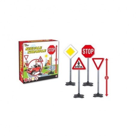 INGROSSO GIOCATTOLI CARTELLI STRADALI ASSORTITI H.81CM +3A 27X8X27CM 8007632265847 INGROSSO SET GIOCHI SCATOLA PER BAMBINO