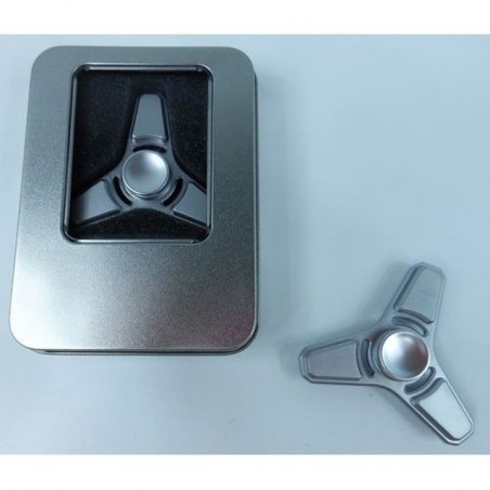 INGROSSO GIOCATTOLI SPINNER METALLO ARGENTO OPACO 11.5X8.5CM +3ANNI 8010362437132 INGROSSO OFFERTA GIOCATTOLI
