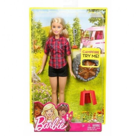 INGROSSO GIOCATTOLI BARBIE CAMPEGGIATRICE 32.5X20.5X6CM +3A PILE INCLUSE - MATTEL 0887961463736 INGROSSO BAMBOLE E ACCESSORI