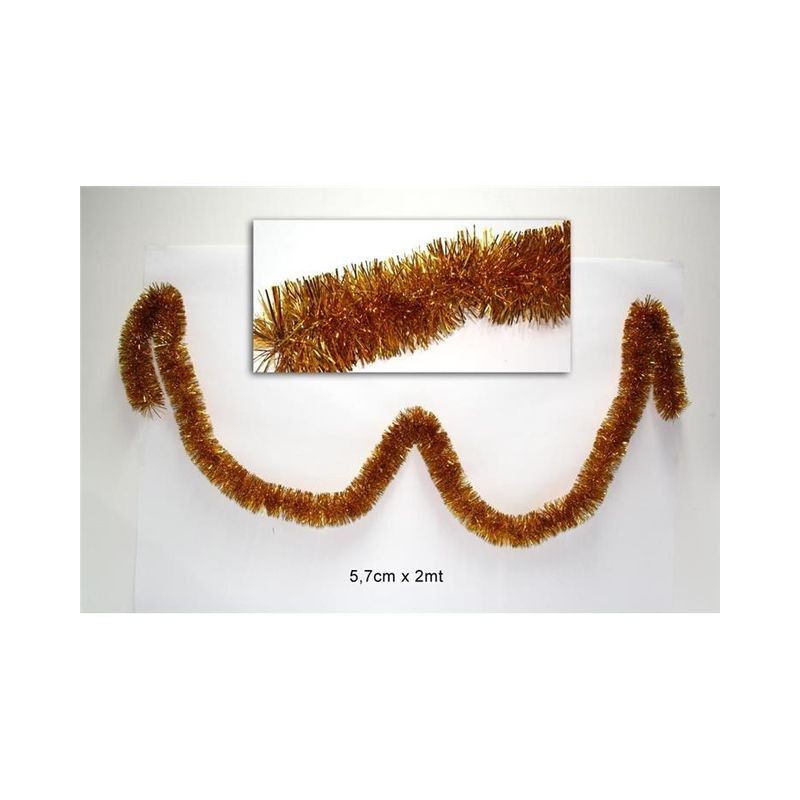 FILO ADDOBBO ORO 5.7 CM X 2MT EAN 8033113135064 INGROSSO GHIRLANDE NATALIZIE