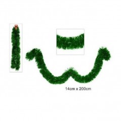 INGROSSO ARTICOLI NATALIZI FILO ADDOBBO 14 CM X 2 MT VERDE 8033113444890 INGROSSO ADDOBBI ALBERO NATALE