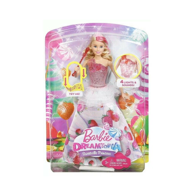 BARBIE PRINCIPESSA REGNO DELLE CARAMELLE EAN 0887961424638 INGROSSO BARBIE