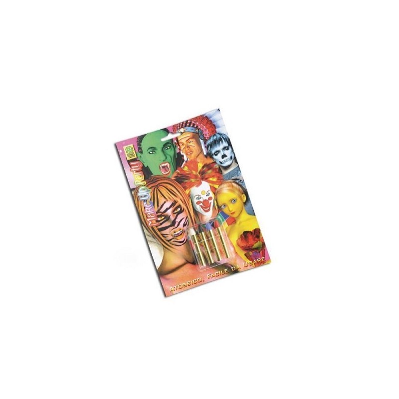 BLISTER 4 MATITE COL. ASS. EAN 8004761070380 INGROSSO TRUCCHI PER HALLOWEEN