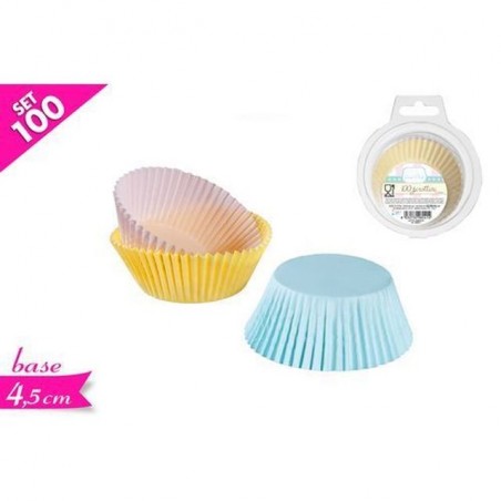 INGROSSO CASALINGHI BOX 100 PIROTTINI BASE 4.5CM COLORI ASS. 8032732082414 INGROSSO ACCESSORI CUCINA