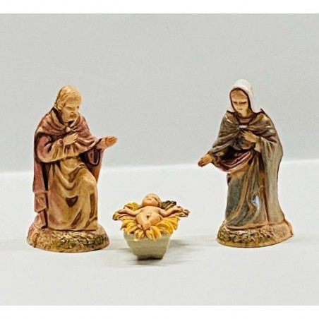 NATIVITA' CM.6 IN BUSTA 3PZ EAN 8005846456778 INGROSSO PERSONAGGI PER IL PRESEPE E ANIMALI