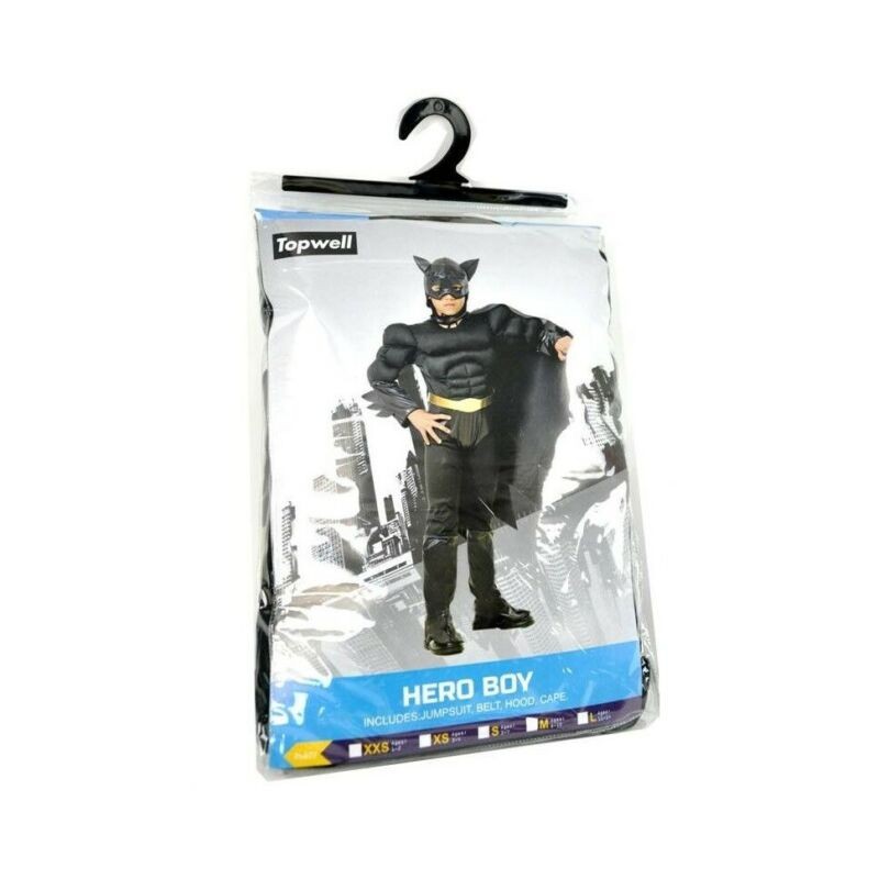 COSTUME BAT HERO TG.M EAN 8010362374505 INGROSSO COSTUMI CARNEVALE BAMBINO