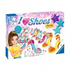 INGROSSO GIOCATTOLI I LOVE SHOES MAXI TREND RAVENSBURGER +8A 43X30X7CM-5 SCARPE + 470 ACCESSORI 4005556187096 INGROSSO SET GIOCH
