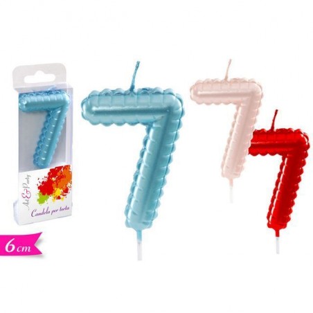 INGROSSO FESTA E PARTY CANDELA N. 7 ASS. 8055329327156 INGROSSO ARTICOLI PER FESTE CANDELE COMPLEANNO