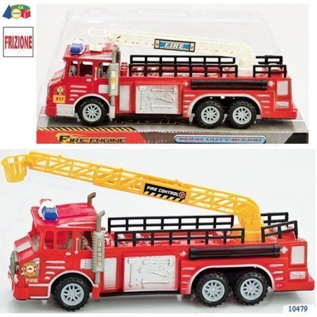 CAMION POMPIERI FRIZ. ASS IN CUPOLA EAN 8034094806998 INGROSSO MODELLINI AUTO A FRIZIONE