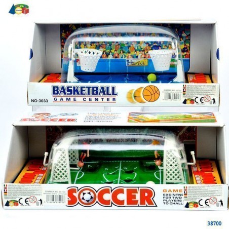 INGROSSO GIOCATTOLI GIOCO CALCIO / BASKET C/PULSANTI IN CONF 8034094804017 INGROSSO SET GIOCHI SCATOLA PER BAMBINO