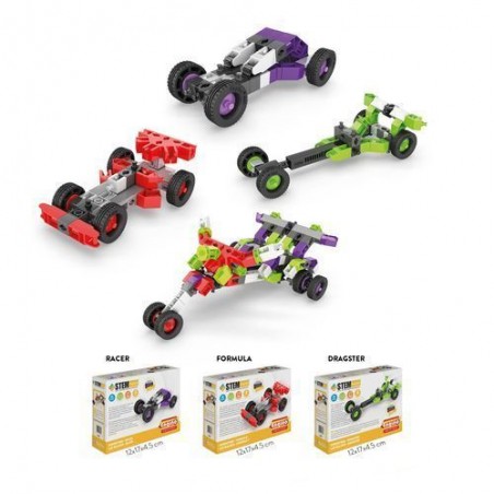 STEM HEROES SPEEDSTERS - 3 MODELLI +6A EAN 5291664003178 INGROSSO GIOCHI COSTRUZIONI ECONOMICI