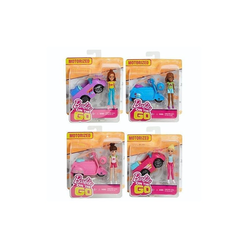 BARBIE PARTI E VAI + VEICOLO ASS.TO EAN 0887961529845 INGROSSO BARBIE