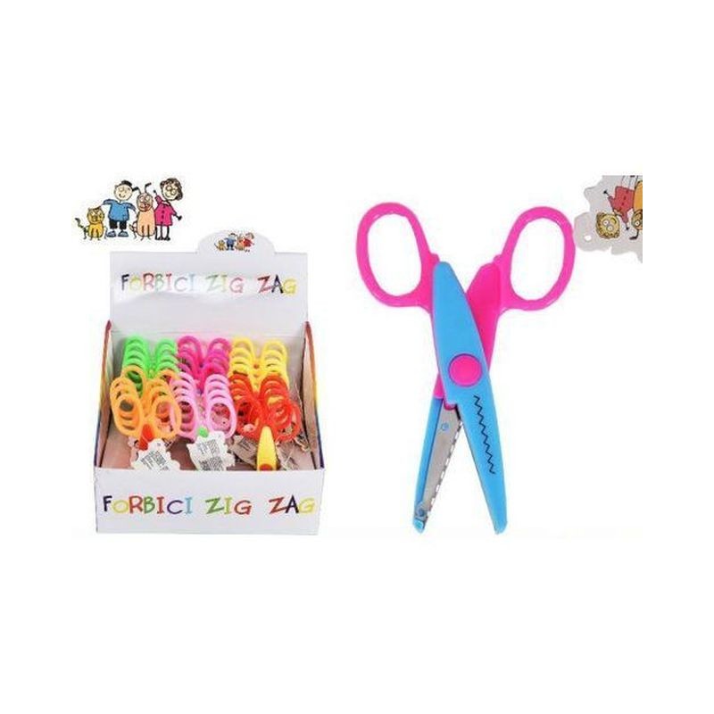 FORBICI ZIG ZAG 24 EAN 8056300015994 INGROSSO FORBICI