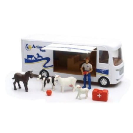 INGROSSO CAMPER CLINICA VETERINARIA 1:18 PLAY SET OPEN TOUCH