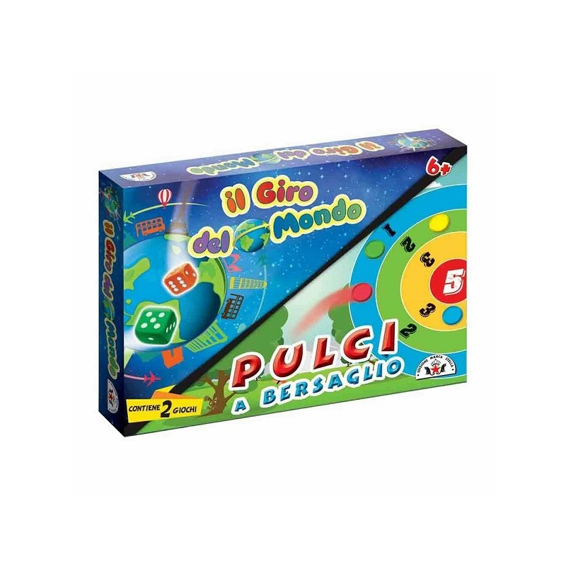 IL GIRO DEL MONDO / PULCI A BERSAGLIO EAN 8000888001269 INGROSSO GIOCHI DI SOCIETA