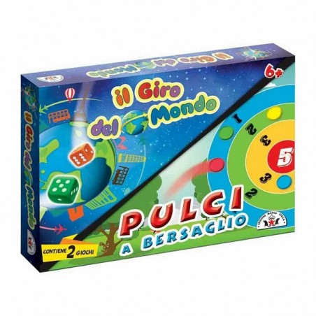 IL GIRO DEL MONDO / PULCI A BERSAGLIO EAN 8000888001269 INGROSSO GIOCHI DI SOCIETA