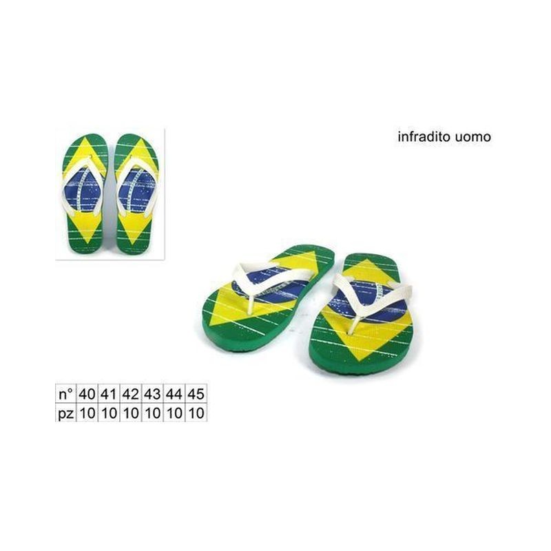 INFRADITO UOMO BRASILE 40/45 EAN 8034048101742 INGROSSO CIABATTE E SCARPE MARE