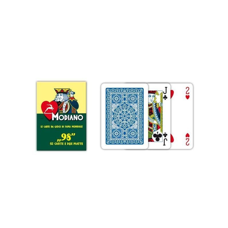 CARTE POKER 98 BLU/ROSSE EAN 8003080002508 INGROSSO CARTE DA GIOCO