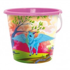 INGROSSO ARTICOLI MARE SECCHIELLO MAGIC UNICORN D.18CM H.15CM 8002936907004 INGROSSO ARTICOLI ESTIVI