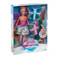 INGROSSO GIOCATTOLI BARBIE DREAMTOPIA FATINA ALI VOLANTI SCATOLA FINESTRATA 32.5X23X6CM 0887961620269 INGROSSO BAMBOLE E ACCESSO