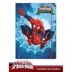 INGROSSO CARTOLERIA CARTELLINA CON ELASTICO SPIDERMAN 8032780918567 INGROSSO RACCOGLITORI RICAMBI BUSTE TRASPARENTI