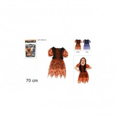 INGROSSO HALLOWEEN VESTITO HALLOWEEN 70CM 2COLORI 1-2 ANNI 8033113453724 INGROSSO ARTICOLI DI HALLOWEEN