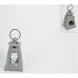 LANTERNA CERAMICA PORTA TEA LIGHT GRIGIA EAN 8033113560545 INGROSSO CANDELE PER LA CASA