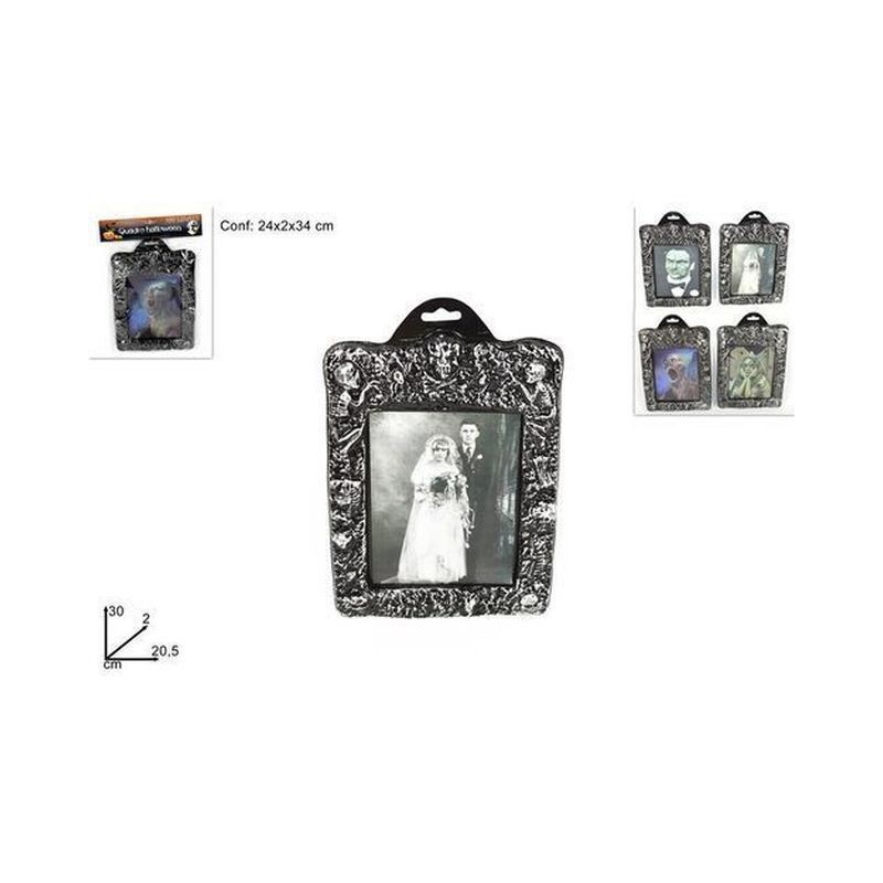 QUADRETTO HALLOWEEN 3D 20,5X2X30CM EAN 8033113640322 INGROSSO DECORAZIONI HALLOWEEN