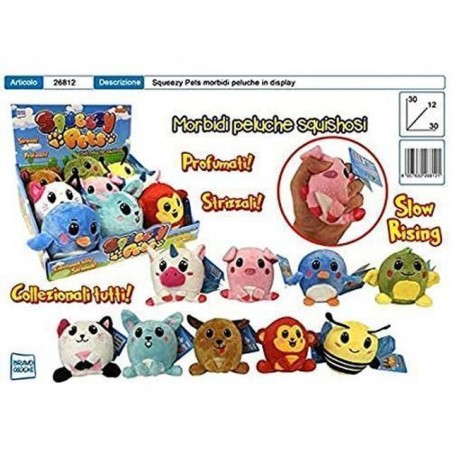 INGROSSO PELUCHE SQUEEZY FRIENDS 8007632268121 INGROSSO GIOCHI E GIOCATTOLI PELUCHE MORBIDOSI