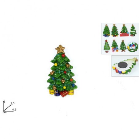 INGROSSO ARTICOLI NATALIZI CALAMITA SOGGETTI NATALIZI 4.5X8CM ASS. 8033113736476 INGROSSO DECORAZIONI NATALIZIE