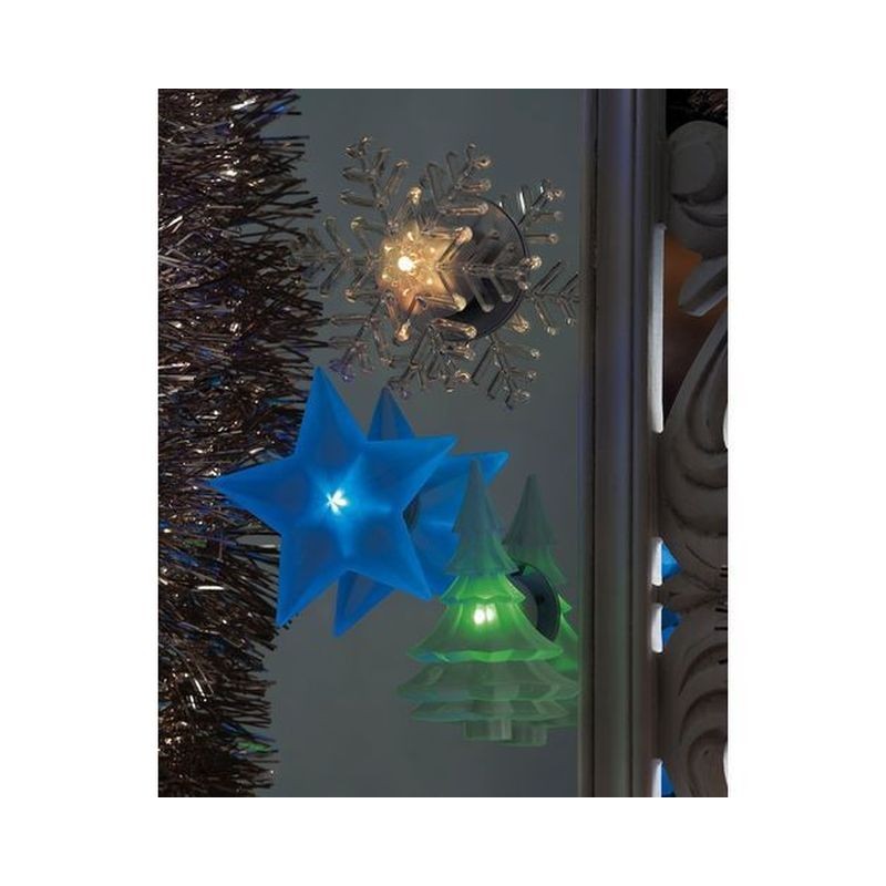 DECORAZIONE C/LED VENTOSA D.9CM INTERNO EAN 8021785450899 INGROSSO OGGETTISTICA NATALIZIA