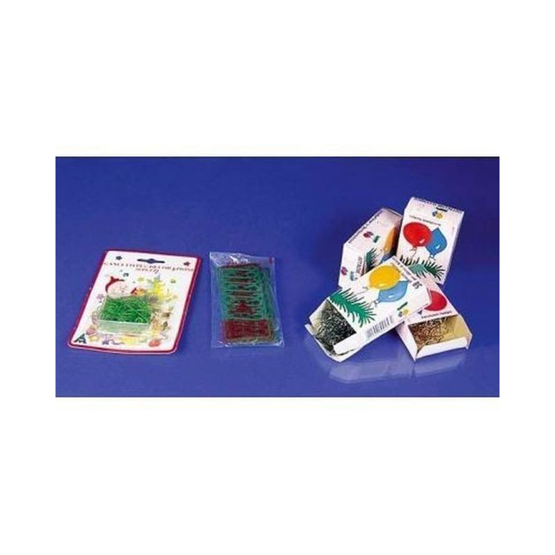 GANCETTI IN METALLO PZ.50 V60/V63 EAN 8003429403010 INGROSSO PALLINE DI NATALE E PUNTALI