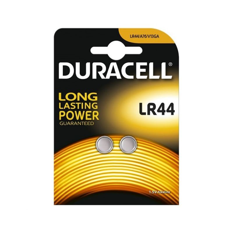 DURACELL LR44 bl.2pz. EAN 5000394504424 INGROSSO PILE A BOTTONE