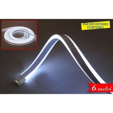 INGROSSO ARTICOLI NATALIZI TUBO LUM. NEON LED 6M COL.GHIACCIO 8055329149451 INGROSSO ARTICOLI NATALE
