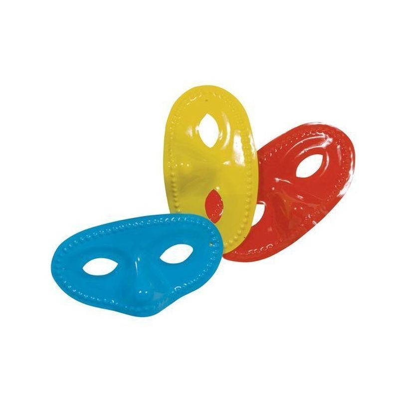 MASCHERA DOMINO PLASTICA ASS. EAN 8008092047967 INGROSSO MASCHERE DI CARNEVALE