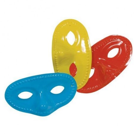 MASCHERA DOMINO PLASTICA ASS. EAN 8008092047967 INGROSSO MASCHERE DI CARNEVALE