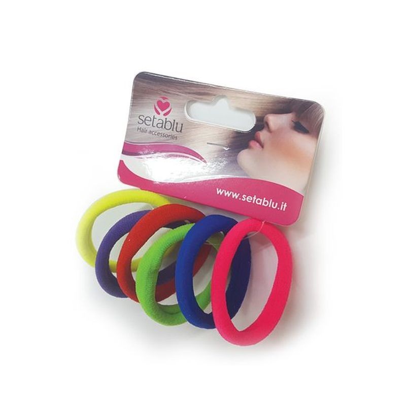 ELASTICO F/CODA PICCOLO 6PZ COLORATI EAN 8055348169188 INGROSSO ELASTICI E FASCE PER CAPELLI