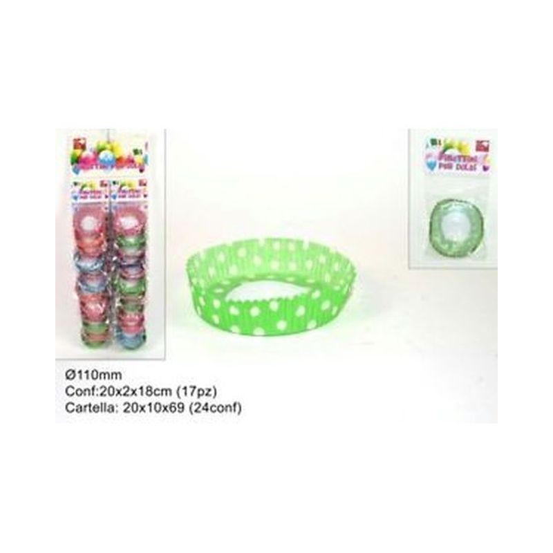 PIROTTINI TARTINE 17PZ COL. ASS. EAN 8034048395417 INGROSSO FORMINE E STAMPINI PER DOLCI