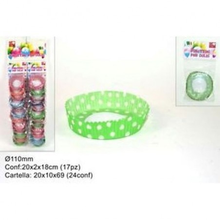 INGROSSO CAKE DESIGN PIROTTINI TARTINE 17PZ COL. ASS. 8034048395417 INGROSSO ACCESSORI CAKE DESIGN FORMINE E STAMPINI PER DOLCI