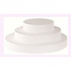 INGROSSO CAKE DESIGN DISCO POLISTIROLO D.35XH5 CM 8024622042073 INGROSSO ACCESSORI CAKE DESIGN VASSOI E DISCHI